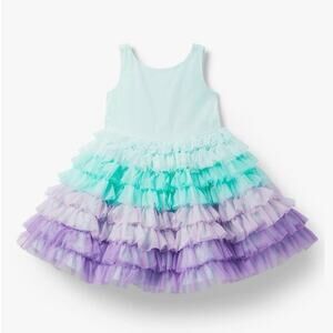 Janie and Jack Disney The Little Mermaid Tulle Dress Sz 18-24 M
